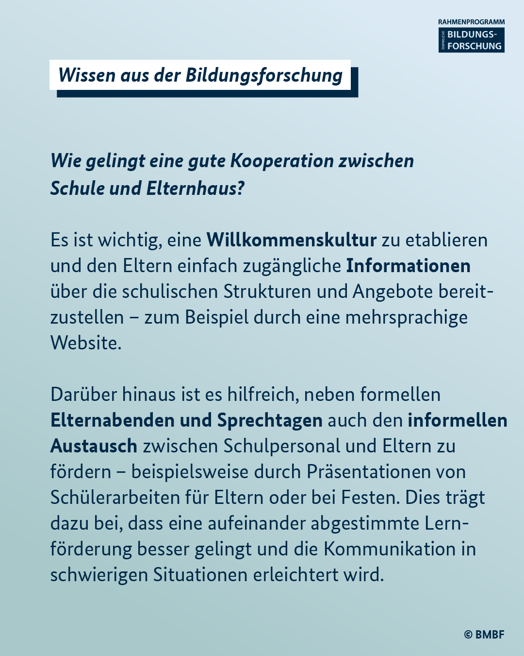 Cover Wissen aus der Bildungsforschung